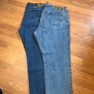 Two pairs of jeans
